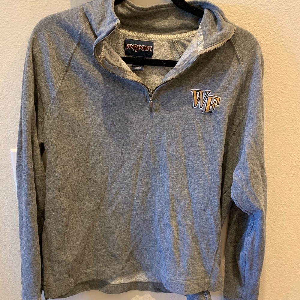 WAKE FOREST jansport quarter zip